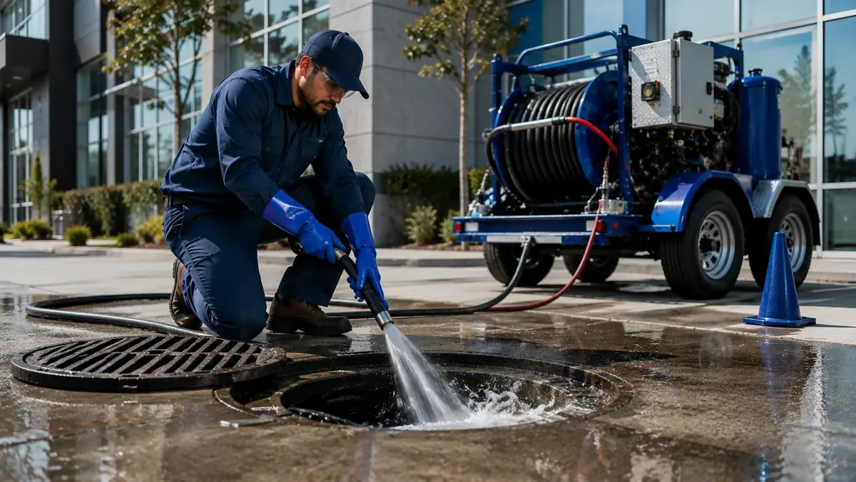 Commercial Hydro Jet Drain Cleaning in Tollhouse