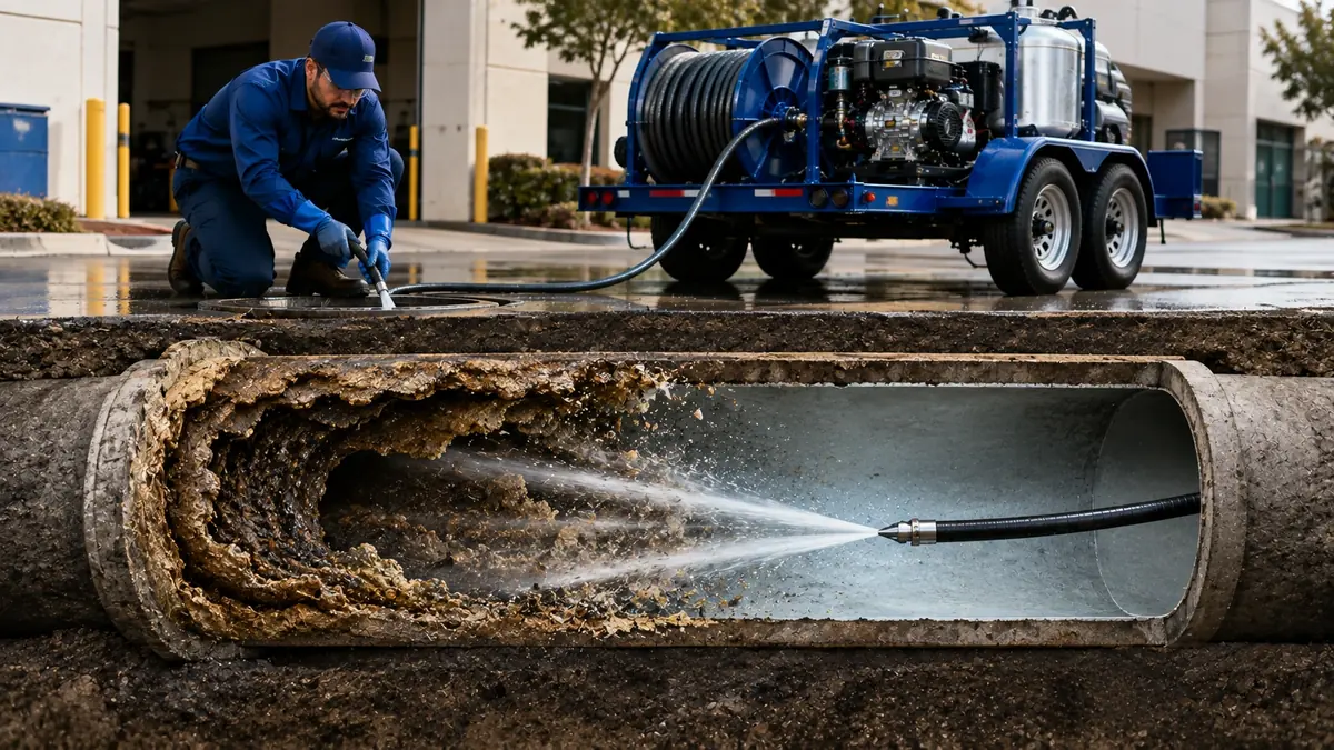 Sewer Pipe Descaling in Tollhouse